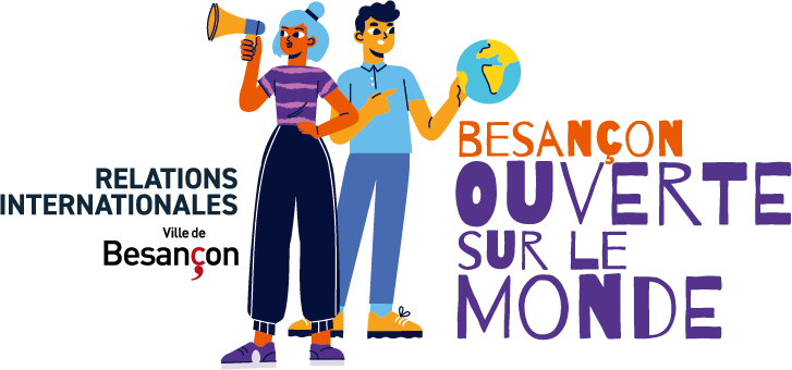 Logo Relations Internationales Ville de Besançon